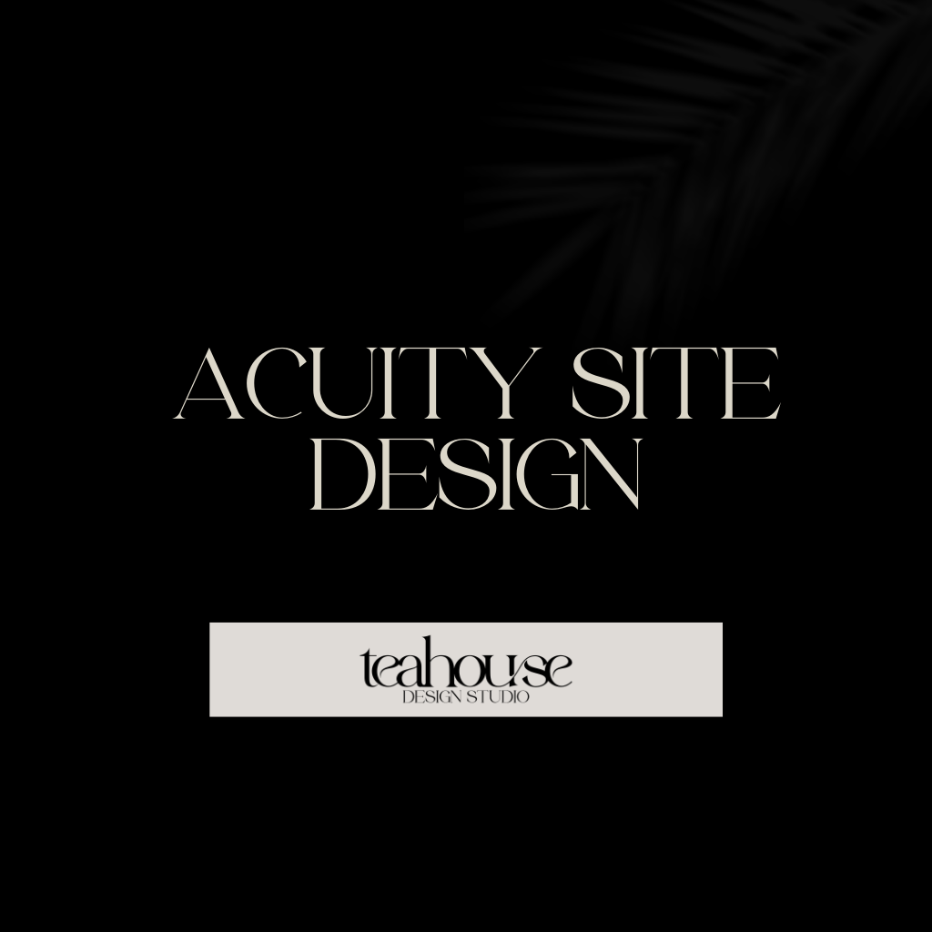 Custom Acuity Site Design